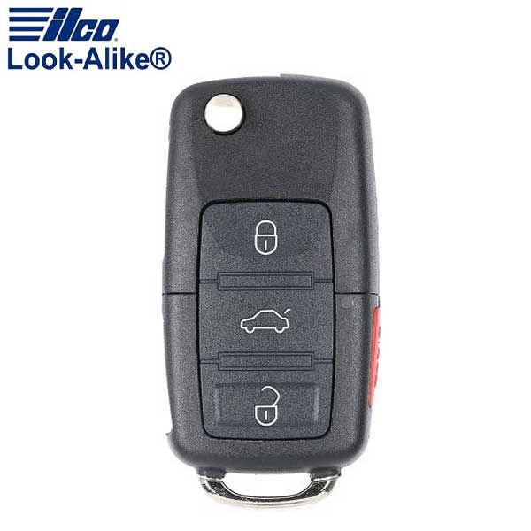 1998-2002 Volkswagen / 3-Button Flip Key / PN: NBG8137T / IJ0-959-753-F (AFTERMARKET) - UHS Hardware