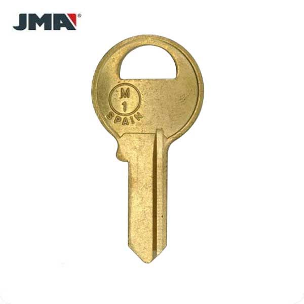 M1 / 1092 / Brass Metal Key Blank for Master Padlocks (JMA-MAS-10E) - UHS Hardware