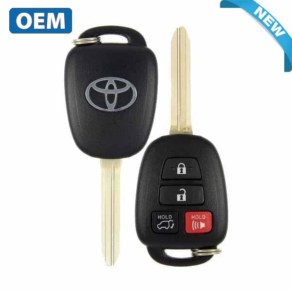 2013-2019 Toyota RAV4 / 4-Button Remote Head Key / PN: 89070-0R101 / GQ4-52T (H Chip) (USA) (OEM) - UHS Hardware