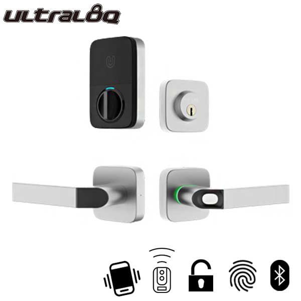 Ultraloq - Electronic Smart Combo Lever Set - Finger Print Reader - Bluetooth - Prox Key Fob Access - UHS Hardware