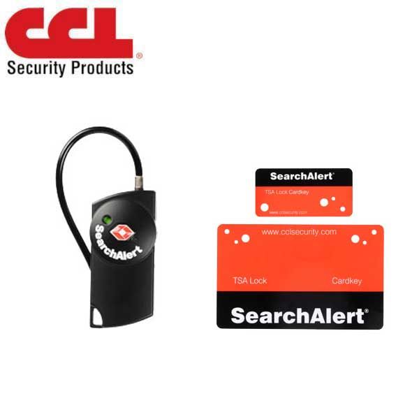 CCL - Travel Lock 947 Series -  Black TSA Approved Keycard Lock with SearchAlert Indicator - UHS Hardware