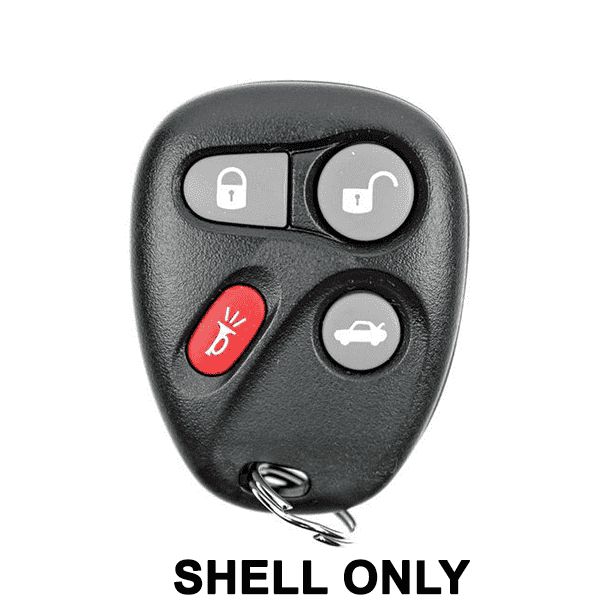 1996-2002 GM / 4-Button Keyless Entry Remote SHELL for AB01502T / ABO0204T (JMA) - UHS Hardware