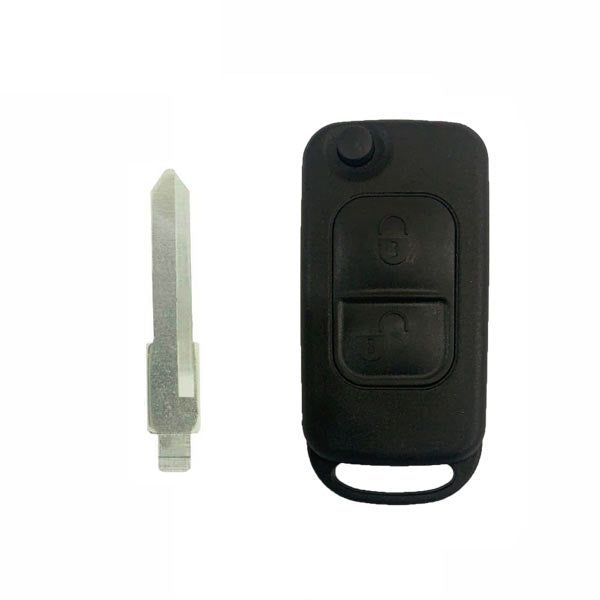 2003-2007 Mercedes / Dodge W901-W905 Sprinter / 2-Button Flip Key / YM15 / T5 Chip for KR55 Key Maker  (AFTERMARKET) - UHS Hardware