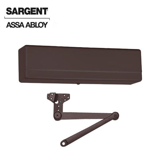 Sargent - 1431 - Powerglide Door Closer w/ CPSH - Heavy Duty Hold Open Parallel Arm w/ Compression Stop - 10BE - Dark Oxidized Satin Bronze Equivalent - Grade 1 - UHS Hardware