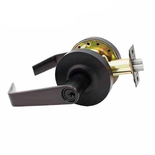 Commercial Lever Handle - 2-3/4” Standard Backset - Oil Rubbed Bronze - Storeroom - Grade 2 - UHS Hardware