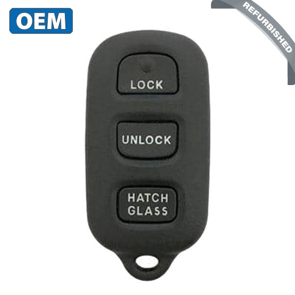 2003-2008 Toyota Matrix / Pontiac Vibe / 3-Button Keyless Entry Remote w/ Hatch & Glass / PN: 88969657 / GQ43VT14T (OEM) - UHS Hardware