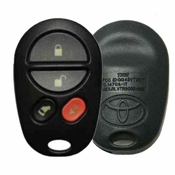 2004-2013 Toyota Sienna / 4-Button Keyless Entry Remote W/ Side Door Pn: 89742-08100 Gq43Vt20T