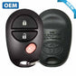 2004-2020 Toyota / 3-Button Keyless Entry Remote / PN: 89742-AE011 / GQ43VT20T(OEM) - UHS Hardware