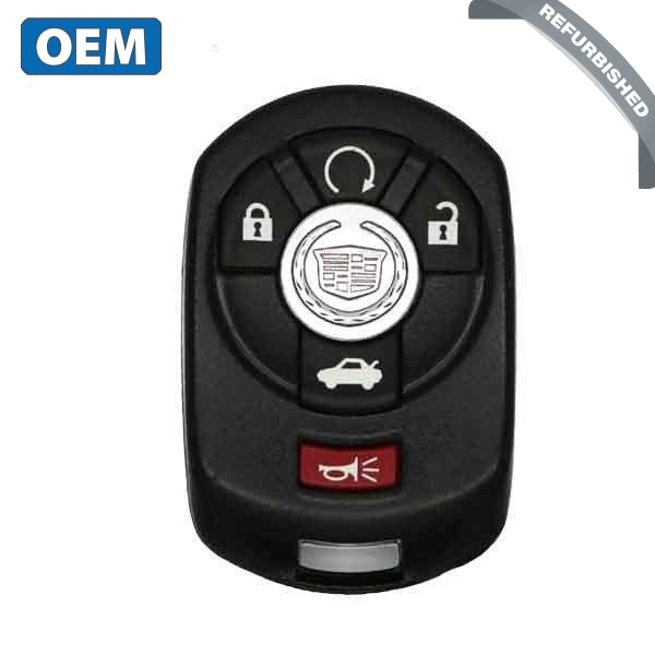 2005-2007 Cadillac Sts / 5-Button Keyless Entry Remote Pn: 15212382 M3N65981403 (Oem)