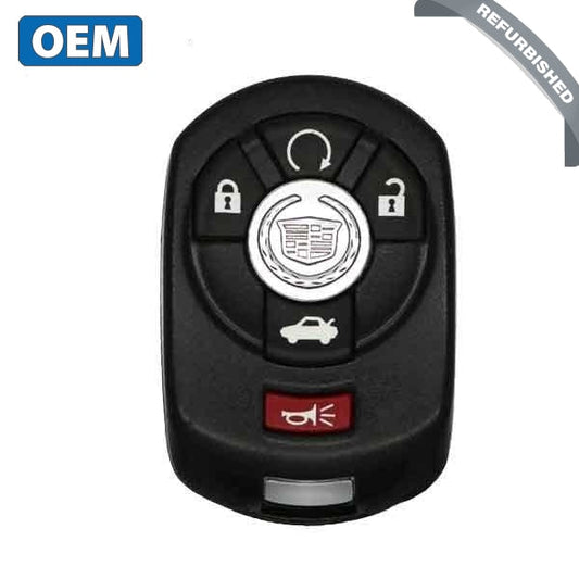 2005-2007 Cadillac Sts / 5-Button Keyless Entry Remote Pn: 15212382 M3N65981403 (Oem)