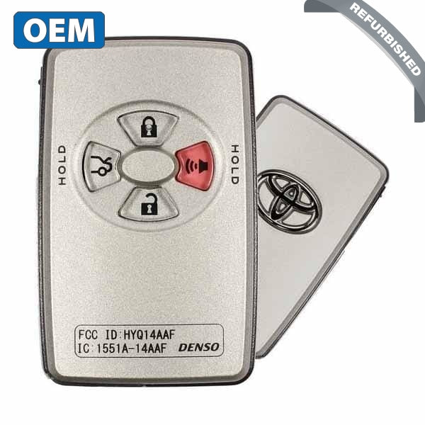 2005-2007 Toyota Avalon / 4-Button Smart Key / PN: 89904-07030 / HYQ14AAF (OEM Refurb) - UHS Hardware