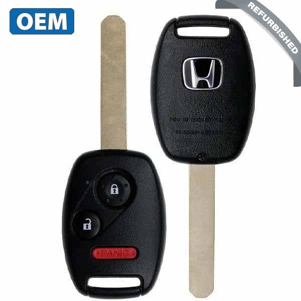 2005-2014 Honda / 3-Button Remote Head Key / PN: 35111-SHJ-305 / OUCG8D-380H-A (OEM) - UHS Hardware