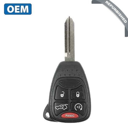 2006-2013 Chrysler Dodge Jeep  / 5-Button Remote Head Key / PN: 68029834AA / OHT692427AA (OEM) - UHS Hardware