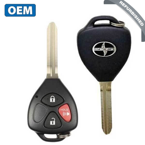 2008-2013 Scion / 3-Button Remote Head Key Pn: 89070-21120 Mozb41Tg (G Chip) (Oem Refurb)