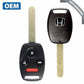 2008-2014 Honda Accord / 4-Button Remote Head Key / PN: 35118-TA0-A04 / KR55WK49308 (OEM) - UHS Hardware