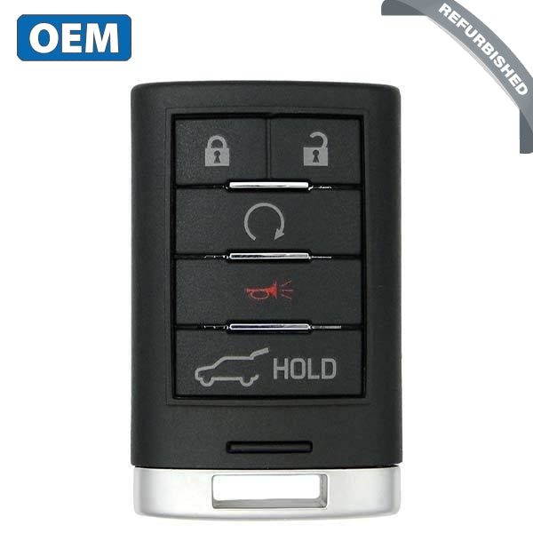 2010-2015 Cadillac Srx / 5-Button Smart Key W/ Hatch Pn: 22865375 Nbg009768T (Oem)