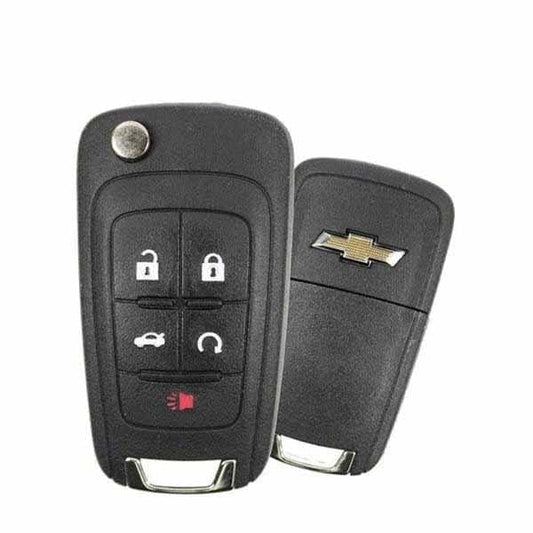 2010-2019 Chevrolet / 5-Button Flip Key Hs Non Peps Pn: 13500226 Oht01060512 Oht05918179 (Oem)