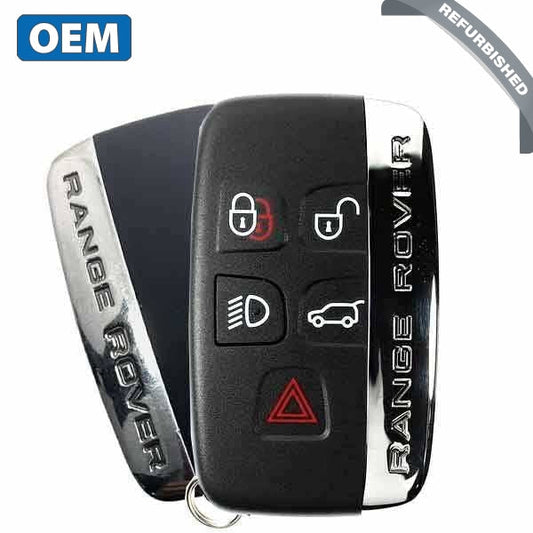 2010 - 2020 Land Rover Range Rover Evoque Sport / 5-Button Smart Key / PN:  BJ32-15K601-AB / KOBJTF10A (OEM) - UHS Hardware