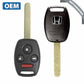 2012-2014 Honda Civic / Accord Plug In / 4-Button Remote Head Key / PN: 35118-TR0-A00 / N5F-A05TAA(OEM) - UHS Hardware