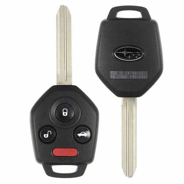 2012-2019 Subaru / 4-Button Remote Head Key / PN: 57497-FJ021 / CWTWB1U811 / G Chip 80 Bit (OEM) - UHS Hardware