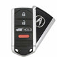 2013-2015 Acura Rdx / 4-Button Smart Key W/ Hatch Pn: 72147-Tx4-A01 Kr5434760 (Oem Refurb)
