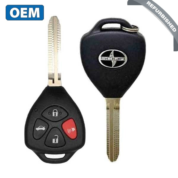 2013-2015 Scion Fr-S / 4-Button Remote Head Key Pn: Su003-01445 Hyq12Bby (G Chip) (Oem Refurb)