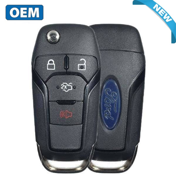 2013-2016 Ford Fusion / 4-Button Flip Key / PN: 164-R7986 / N5F-A08TAA (OEM) - UHS Hardware