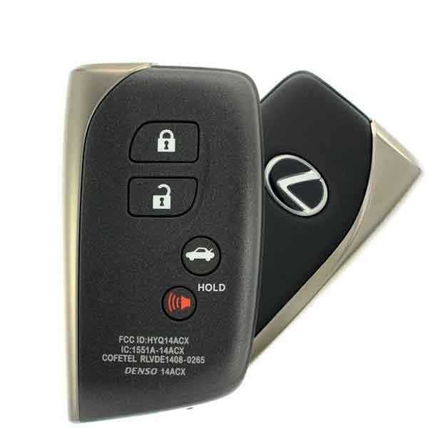 2013-2017 Lexus LS460 / LS600h / 4-Button Smart Key / PN: 89904-50N10 / HYQ14ACX (GNE Board )(OEM Refurb) - UHS Hardware