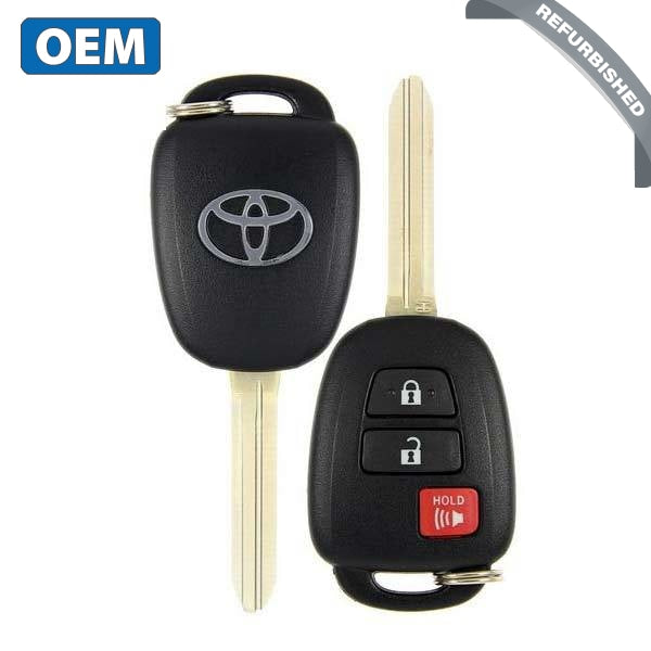 2013-2019 Toyota  / 3-Button Remote Head / PN: 89070-0R120 / GQ4-52T (H Chip) (OEM) - UHS Hardware