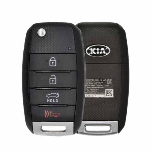 2014-2015 Kia Optima / 4-Button Flip Key / PN: 95430-2T560 / NYODD4TX1306-TFL (OEM) - UHS Hardware