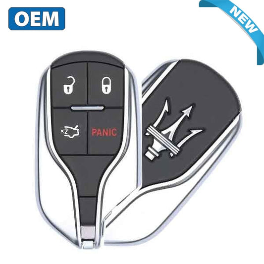 2014-2016 Maserati Ghibli / Quattroporte / 4-Button Smart Key w/ Panic  / PN: 5923545  / M3N-7393490 (OEM) - UHS Hardware