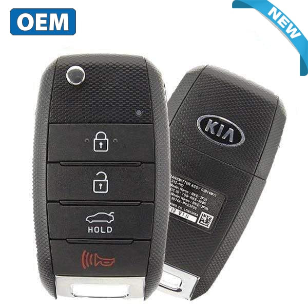 2014-2017 Kia Rio / 4-Button Flip Key / PN: 95430-1W023 / TQ8-RKE3F05 (OEM) - UHS Hardware