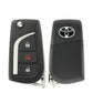 2016-2021 Toyota Corolla Scion iM / 3-Button Flip Key / PN: 89070-12C20 / HYQ12BFB (H Chip) (OEM) - UHS Hardware