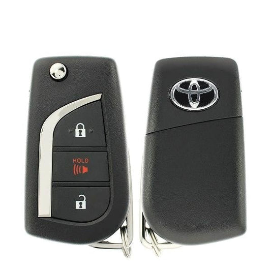 2018-2020 Toyota C-HR  / 3-Button Flip Key / PN: 89070-F4080 / MOZB97TZ (H Chip) (OEM) - UHS Hardware