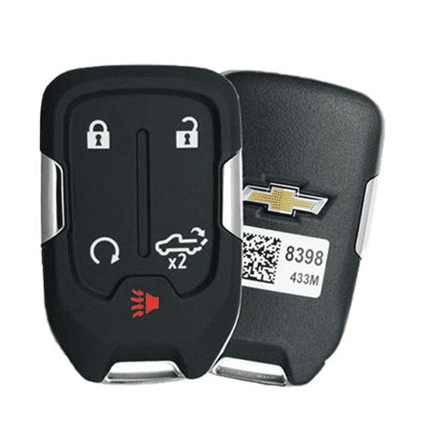 2019- 2020 Chevrolet Silverado / 5-Button Smart Key W/ Tailgate Pn: 13508398 Hyq1Ea (434 Mhz) (Oem)