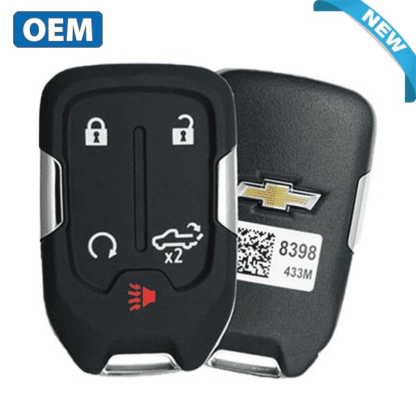 2019- 2020 Chevrolet Silverado / 5-Button Smart Key W/ Tailgate Pn: 13508398 Hyq1Ea (434 Mhz) (Oem)