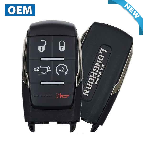 2019-2020 Dodge Ram Pickup HD 2500 Longhorn / 5-Button Smart Key / PN: 68375456AB / GQ4-76T (OEM) - UHS Hardware