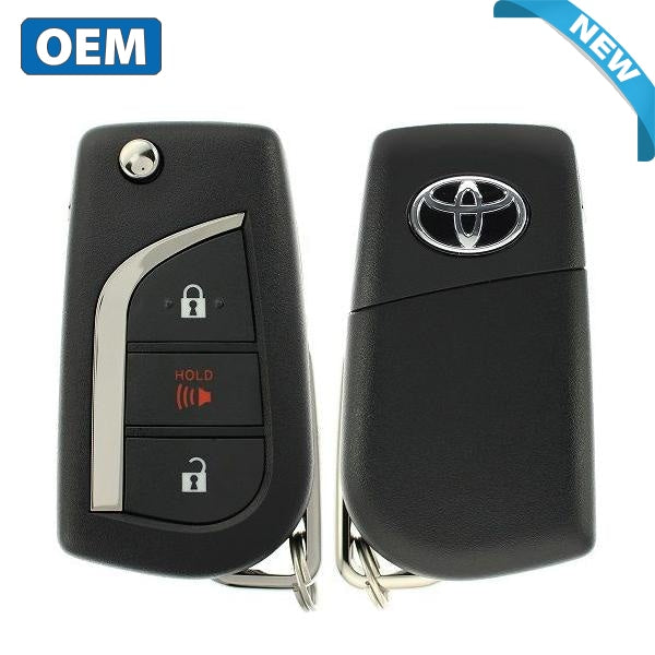 2019-2021 Toyota RAV4 / 3-Button Flip Key / PN: 89070-0R300 / GQ4-73T (OEM) - UHS Hardware