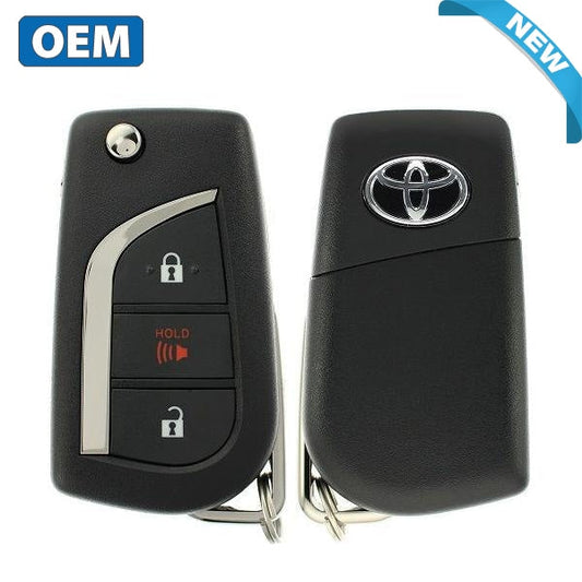 2019-2021 Toyota RAV4 / 3-Button Flip Key / PN: 89070-0R300 / GQ4-73T (OEM) - UHS Hardware