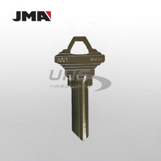 SC1 Keys - Nickel Finish Schlage Key Blanks (JMA) - UHS Hardware
