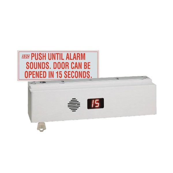 SDC - 1511SNDKV - Single Delayed Egress - EM Lock - Fixed Delayed - Surface Mount - 1650lbs. - 12/24VDC - Aluminum - Fire Rated - Grade 1 - UHS Hardware