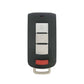 2013-2020 Mitsubishi / 3-Button Smart Key SHELL / OUC003M (SKS-MIT-021) - UHS Hardware