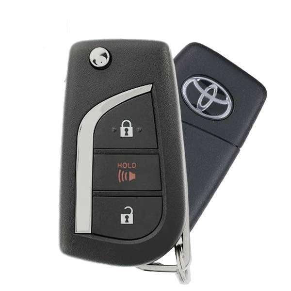 2018-2020 Toyota C-HR / 3-Button Flip Key / PN: 89070-F4080 / MOZB97TZ (Chip ID 4D H) (OEM) - UHS Hardware