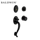 Baldwin Reserve - Logan Handle Set - Singl Cyl - 190 - Satin Black - Grade 1 - UHS Hardware