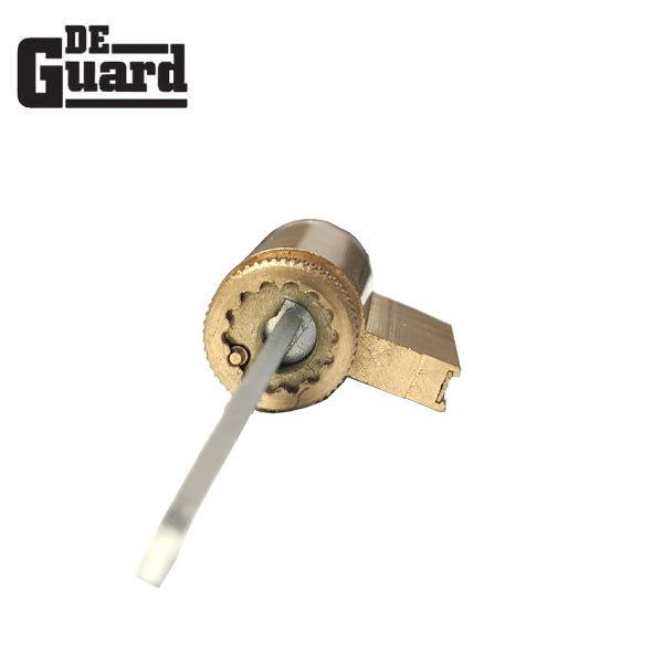 High Security - (Key-In-Knob) KIK Cylinder - 206 Keyway - US3 - Polished Brass - UHS Hardware