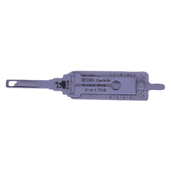 ORIGINAL LISHI - HU100 GM / 8 Cut / 2-In-1 Pick & Decoder / AG - UHS Hardware