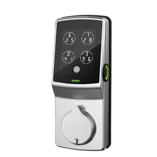 Lockly - PGD728WSN - Secure PRO Biometric Electronic Deadbolt - Fingerprint Reader - Bluetooth - WiFi Hub - Satin Nickel - UHS Hardware
