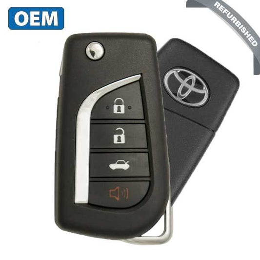 2019 Toyota RAV4 / 4-Buton Remote Flip Key / PN: 89070-0R300 / GQ4-73T (H Chip) (OEM Refurb) - UHS Hardware