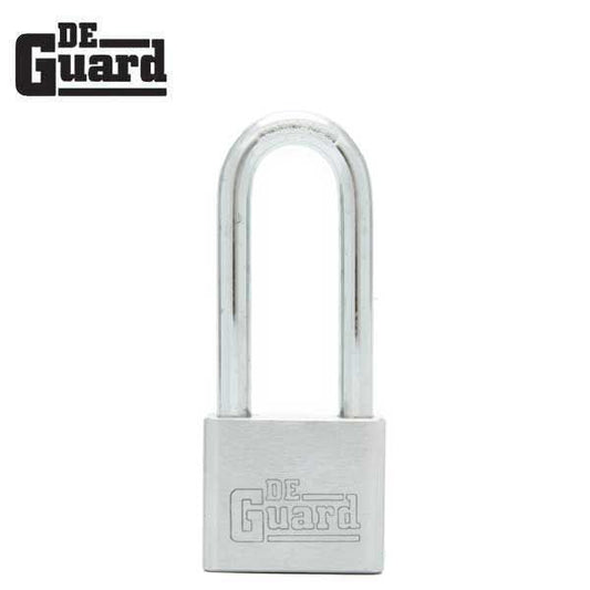 Premium - Nickel Plated Padlock - SC1 Keyway - Long Shackle 2 1/8" - Keyed Different - UHS Hardware