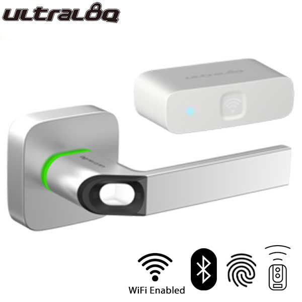 Ultraloq - Electronic Smart Lever w/ WiFi Bridge - Finger Print Reader - Bluetooth - Prox Key Fob Access - UHS Hardware